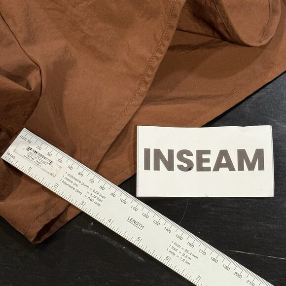 VS PINK Active High Rise Cinnamon Brown Lined Running Workout Shorts Size XL - Picture 15 of 15